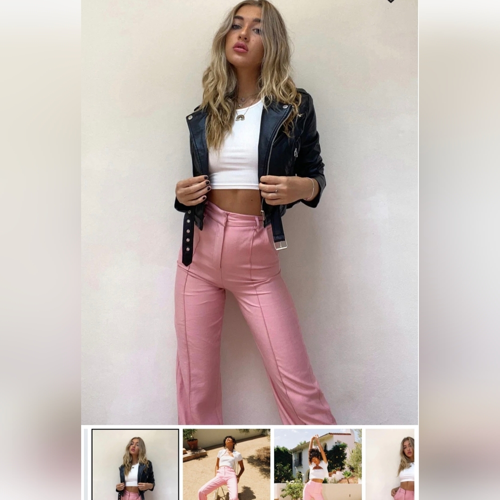Princess Polly Krystyn Pink Pants
